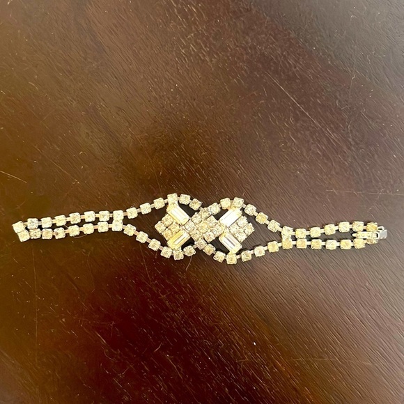 Vintage rhinestone bracelet - Picture 1 of 3